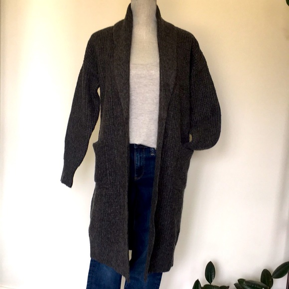 NWT Lou & Grey Wafflestitch Coatigan, size Small 🖤 - Picture 3 of 15
